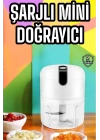 Şarjlı Portatif Doğrayıcı Mini Pratik Rondo El Doğrayıcı Üç Bıçaklı Çelik Bıçaklı