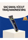 Şarjlı Sessiz Çalışan Saç ve Sakal Şekillendirici Profesyonel Erkek Tıraş Makinesi