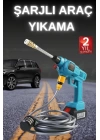Şarjlı Ve Yüksek Basınçlı Oto Yıkama Makinesi Ve Sulama Tabancası Bahçe Yıkama Makinesi