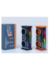 Şeffaf Mecha Müzik Tws Stereo Rgb İşıklı Hoparlör Kablosuz Bluetooth 5.0 Taşınabilir Hoparlör V9
