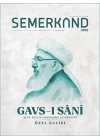 Semerkand Aylık Tasavvufi Dergi Sayı: 297 Eylül 2023 - Gavs-ı Sani Özel Sayısı