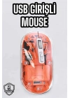 Sessiz Kablosuz USB Girişli Mouse Fare Yüksek Performanslı