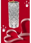 Sevgililer Günü İçin Hediye Kristal Lamba Sevgiliye Hediye USB Şarjlı Gece Lambası