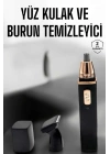 Seyahat Tipi Mini Taşınabilir Siyah Burun Kulak Yanak Kıl ve Tüy Temizleme Makinesi