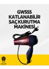 Seyahat Tipi Saç Kurutma Makinesi | 1500W Yüksek Performans, Katlanabilir ve Hafif Tasarım