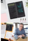Silinebilir LCD Yazı Tabletli,Kalemli Katlanabilir Bilimsel Hesap Makinesi