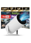 Sinema Projeksiyonu Projektörü ve Dijital Göstergeli Bluetooth Hoparlör Uzun Pil Ömrü HD Kalite