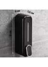 ® Siyah Duvara Monte Sıvı Sabunluk Dispenser 300 ml