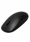 Siyah Kablosuz Mouse Wireless Mouse Minimal Tasarım