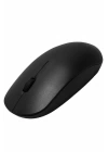 Siyah Kablosuz Mouse Wireless Mouse Minimal Tasarım