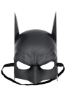 Siyah Renk Çocuk Boy Arkadan Lastikli Batman Maskesi A Kalite  20x14 Cm