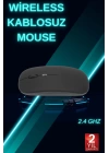 Siyah Wireless Kablosuz Sessiz Mouse Bluetooth Bağlantılı