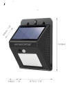 Solar Güneş Enerji Panelli Sensörlü Lamba Enerji Tasarruflu