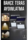 Solar Lamba Giriş, Bahçe Yol Avlu Hareket Sensörlü Led Parlak Gece Su Geçirmez