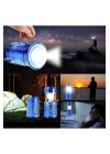 Solar Şarjlı Kamp Lambası Güneş Enerjili Kızaklı Kamp Feneri Çadır Feneri Led Işıldak