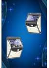 Solar Sensörlü Duvar Lambası Bahçe Lamba 20 Led Işık