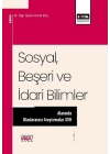 Sosyal, Beşeri ve İdari Bilimler Alanında Uluslararası Araştırmalar XVII
