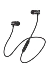 Sports Mıknatıslı Siyah Bluetooth Kulaklık Kablolu Uzun Pil Ömrü
