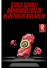 Stres Çarklı Oyuncu Kulaklığı Güçlü Bass Gamer Bluetooth Kulaklık Kablosuz