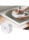 Su Sızdırmaz Banyo Mutfak Lavabo Küvet İzolasyon Şerit Bant,Lavabo Kenar Bandı 3.2 mt x 38 mm