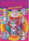 Süslü Köpekler  Boyama Kitabı Popsticker