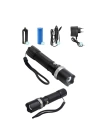 Swat Profesyonel Şarjlı El Feneri Ledli+flashlight+zoom Özellikli 6 Parça Full Set