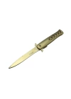 Tac-force 1111a T-lite Gold Kamp / Av Çakısı 23cm- Yarı Otomatik, Metal Sap, Kemerlikli