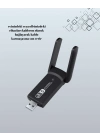 Tak-Çalıştır Özellikli Çift Bant WiFi Adaptör – 1200 Mbps
