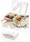 Takeaway Ergonomik Asorti Çatal Bıçaklı Pratik Yoğurt Saklama Kabı