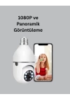 Tam Karanlıkta Görüntüleme Sağlayan 1080P Ampul Güvenlik Kamerası