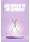 Taraklı Kaş Makası ve Ustura Seti Kaş Düzeltme Makası Kaş Bıyık Alma Aleti