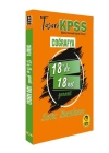 Tasarı KPSS Coğrafya 18de 18 Net Soru Bankası