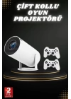 Taşınabilir Android Projeksiyon Ayaklı Çift Kollu 4K Çözünürlüklü Sinema Projeksiyonu