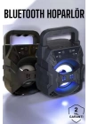 Taşınabilir Bluetooth Hoparlör Led Işıklı Uzun Pil Ömrü