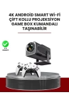 Taşınabilir Full HD Projektör - 1 GB RAM, 8 GB Hafıza