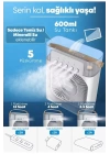 Taşınabilir Işıklı 5 Spreyli Vantilatör Buzlu Buharlı Vantilatör Mini Fan Nemlendirici