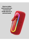 Taşınabilir Şarjlı Bluetooth Hoparlör Güçlü Bas