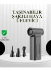 Taşınabilir Şarjlı Güçlü Hava Üfleme Aleti Çok Yönlü Kullanım