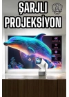Taşınabilir Sinema Oyun Projektörü Akıllı Projeksiyon Android 11