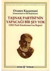 Taşnak Partisi’nin Yapacağı Bir Şey Yok