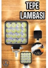 Tepe Lambası Tüm Araç Tiplerine Uygun Çalışma Lambası 16 Ledli