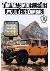 Tepe Lambası Tüm Araç Tiplerine Uygun Sis Lambası 16 Led Beyaz Renk