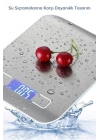 TF 1002 Hassas Ölçümlü  Maksimum 5 Kg Kapasiteli Led Ekran Platin Dijital Mutfak Tartısı