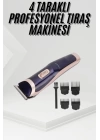 Tıraş Makinesi 4 Başlıklı Paslanmaz Çelik Bıçaklı Tüm Saç Tiplerine Uygun