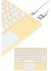 Touchpad Uyumlu Bluetooth Klavye Slim Kablosuz Wifi Q Klavye