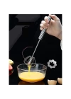 TransForMacion Dönerli Çırpıcı 304 Paslanmaz Çelik Yumurta Çırpıcı