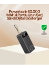 Tüm Cihazlara Uyumlu Çoklu Çıkışlı Powerbank