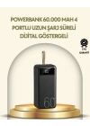 Tüm Cihazlarla Uyumlu LED Fenerli 4 Çıkışlı Powerbank