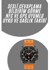 Tüm Telefonlara Uyumlu Akıllı Saat Uyku ve Sağlık Takibi Nabız Ölçer Adım sayar