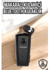 Tüm Telefonlara Uyumlu Mikrofonlu Titreşimli Makaralı Bluetooth Kulakiçi Kulaklık
